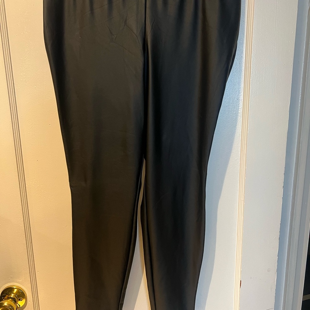 Torrid Black Faux Leather Leggings